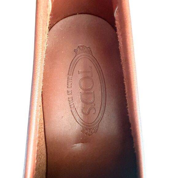 Tod’s Men\'s Gomma Smooth Leather Penny Loafers - Brown Calfskin - NWOB main image 6